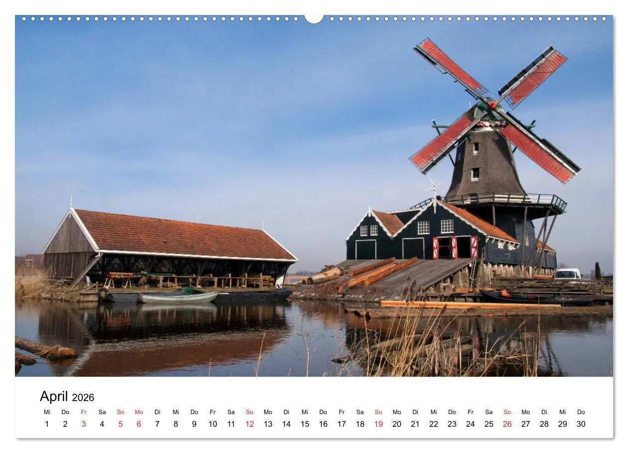 Bild: 9783457771440 | DIE SCHÖNSTEN WINDMÜHLEN IN HOLLAND 2026 (hochwertiger Premium...
