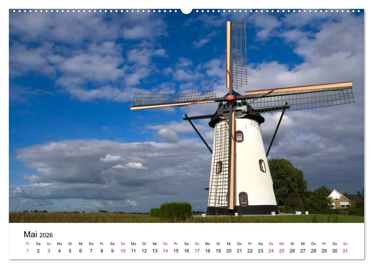 Bild: 9783457771440 | DIE SCHÖNSTEN WINDMÜHLEN IN HOLLAND 2026 (hochwertiger Premium...