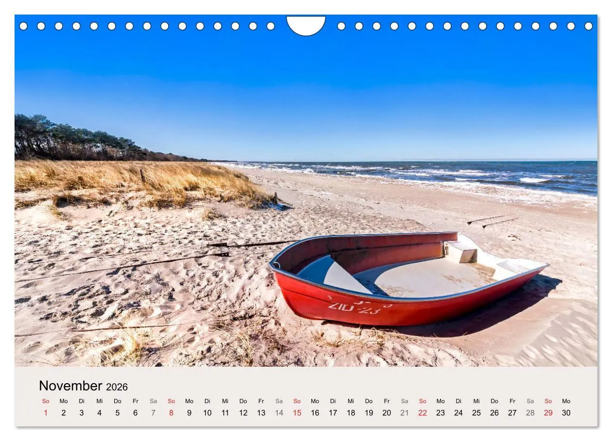 Bild: 9783457841440 | STRANDLUST: Fischland-Darß-Zingst (Wandkalender 2026 DIN A4 quer),...