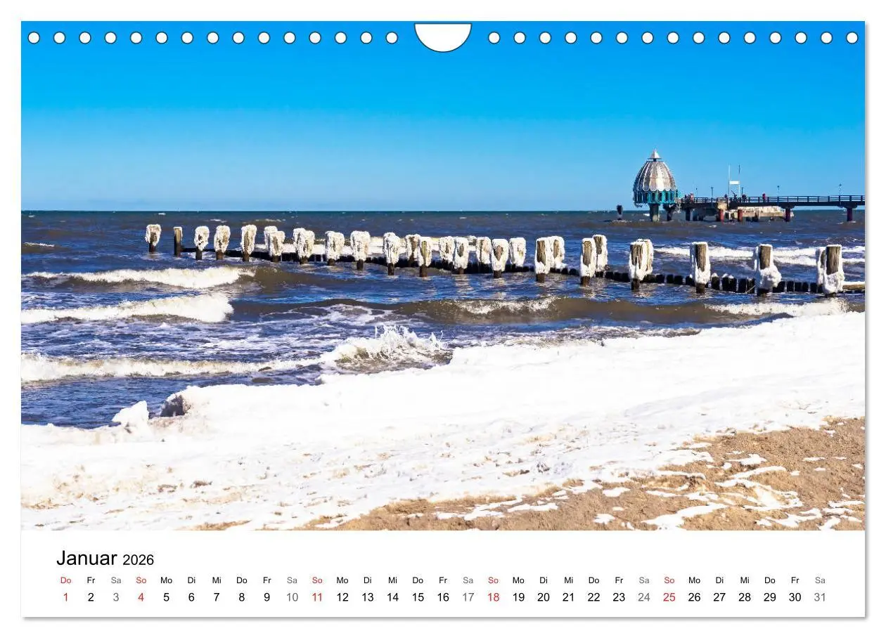 Bild: 9783457841440 | STRANDLUST: Fischland-Darß-Zingst (Wandkalender 2026 DIN A4 quer),...