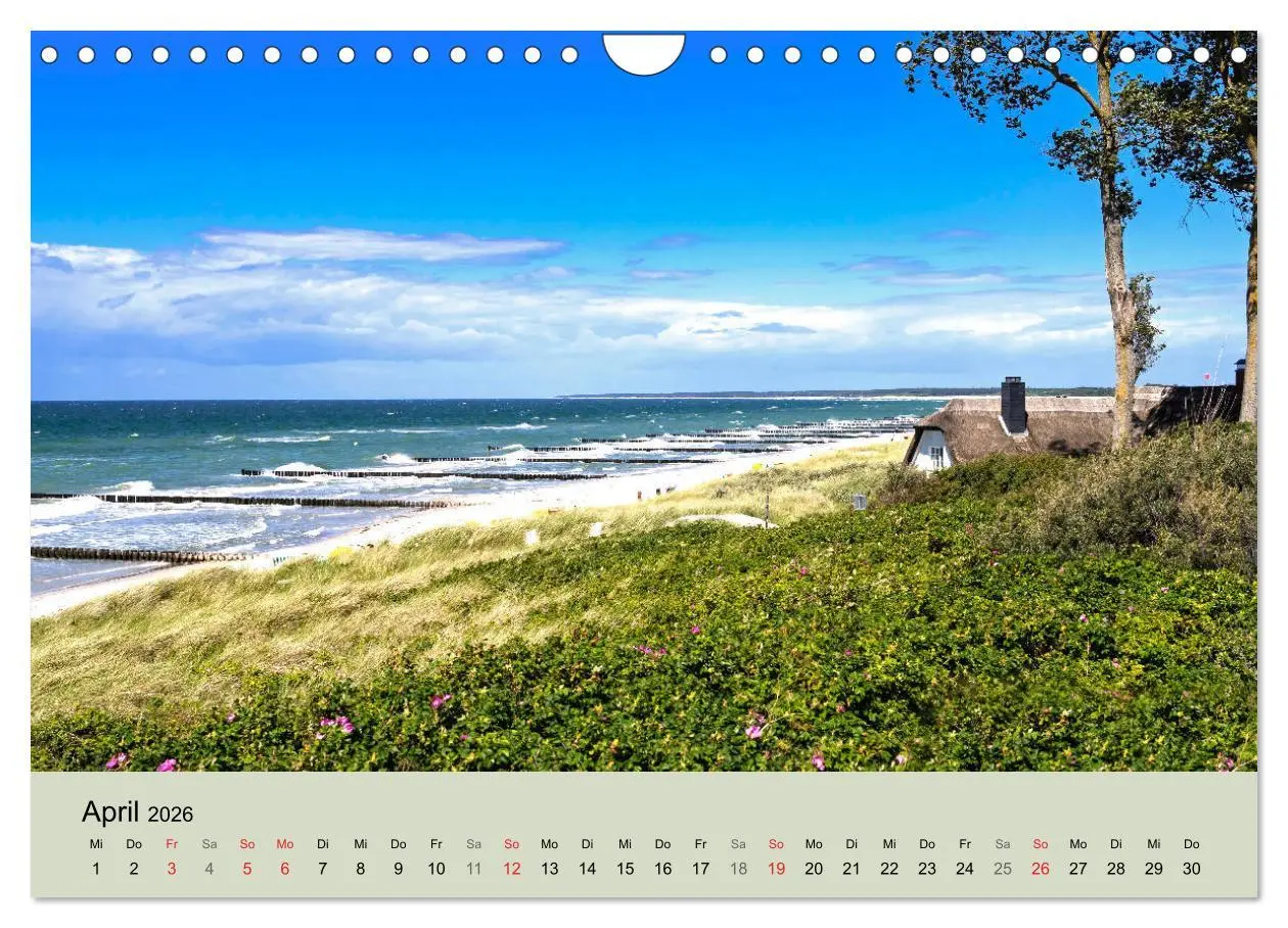 Bild: 9783457841440 | STRANDLUST: Fischland-Darß-Zingst (Wandkalender 2026 DIN A4 quer),...