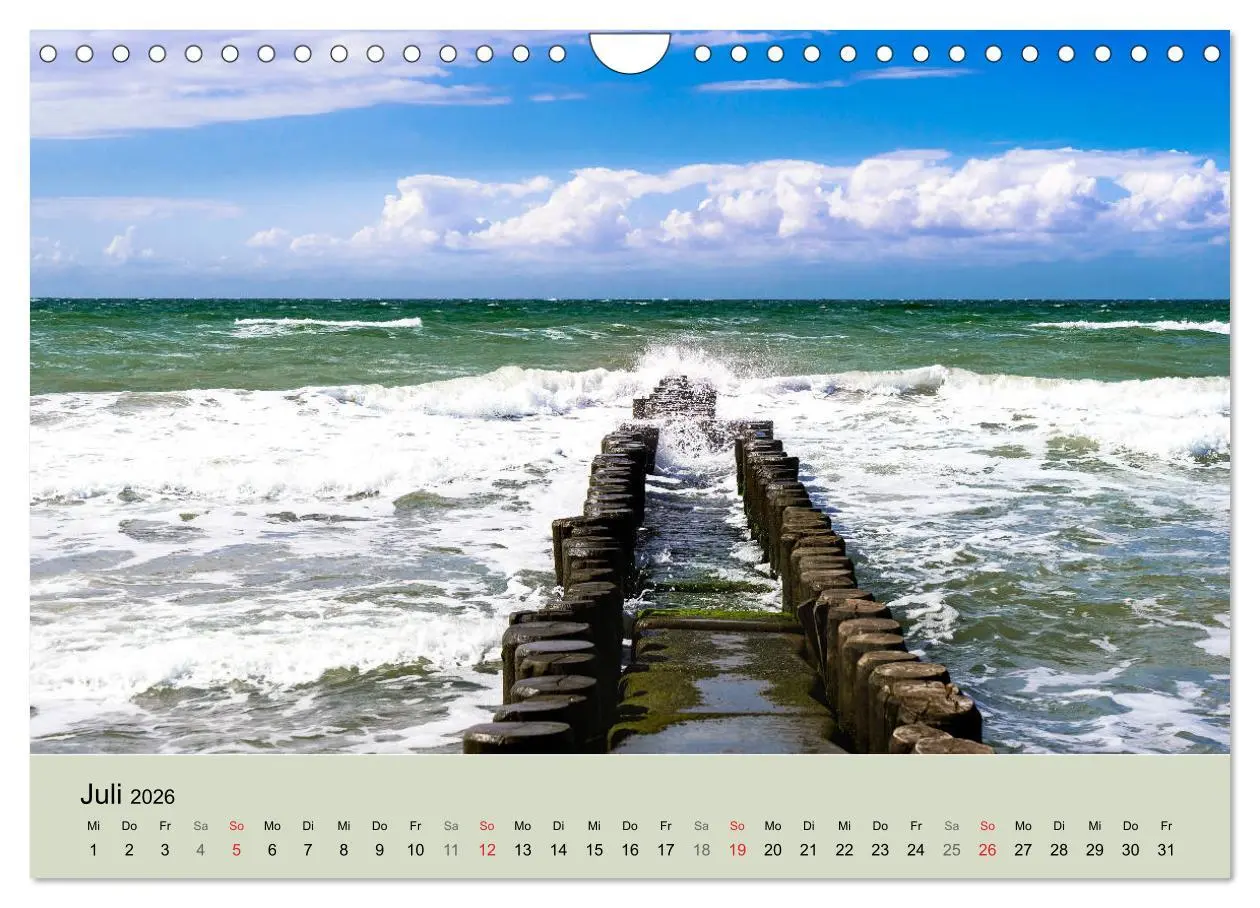 Bild: 9783457841440 | STRANDLUST: Fischland-Darß-Zingst (Wandkalender 2026 DIN A4 quer),...