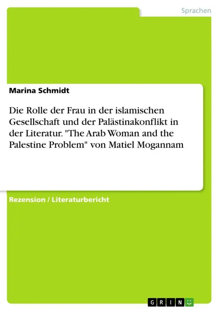 Cover: 9783640371440 | Die Rolle der Frau in der islamischen Gesellschaft und der...
