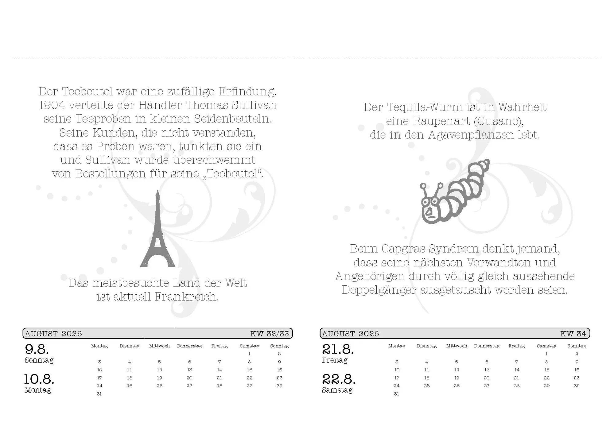Bild: 9783809451440 | Unnützes Wissen Kalender 2026. Der beliebte, aber überflüssige...