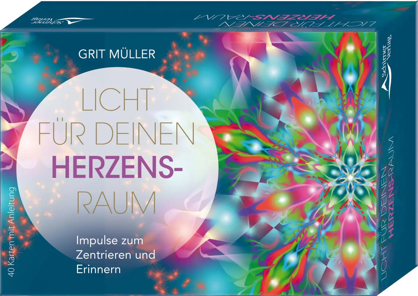 Cover: 9783843491440 | Licht für deinen Herzensraum, 40 Karten mit Anleitung | Grit Müller