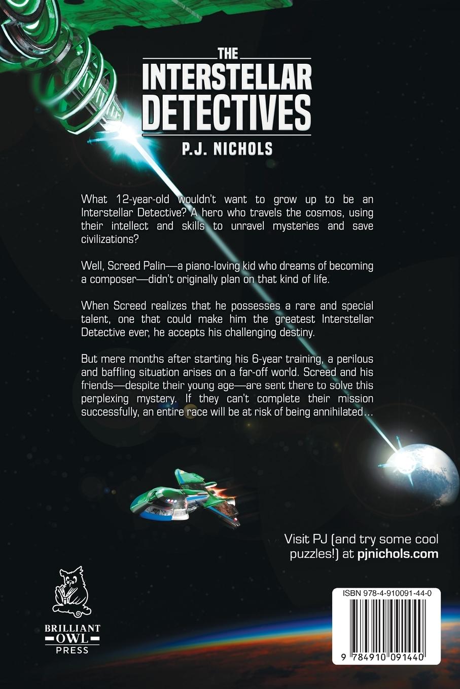 Rückseite: 9784910091440 | The Interstellar Detectives | P. J. Nichols | Taschenbuch | Englisch
