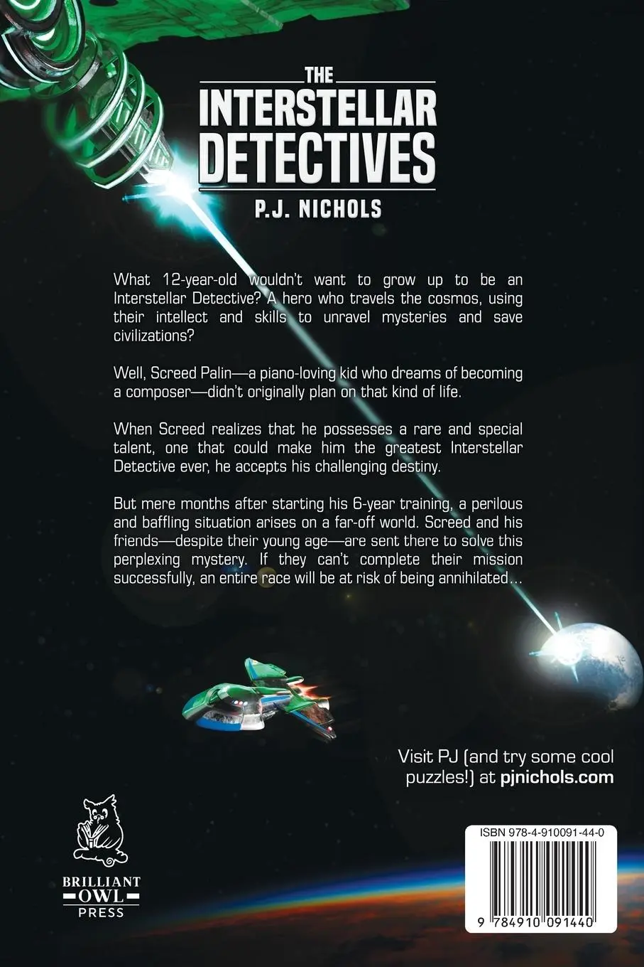 Rückseite: 9784910091440 | The Interstellar Detectives | P. J. Nichols | Taschenbuch | Englisch