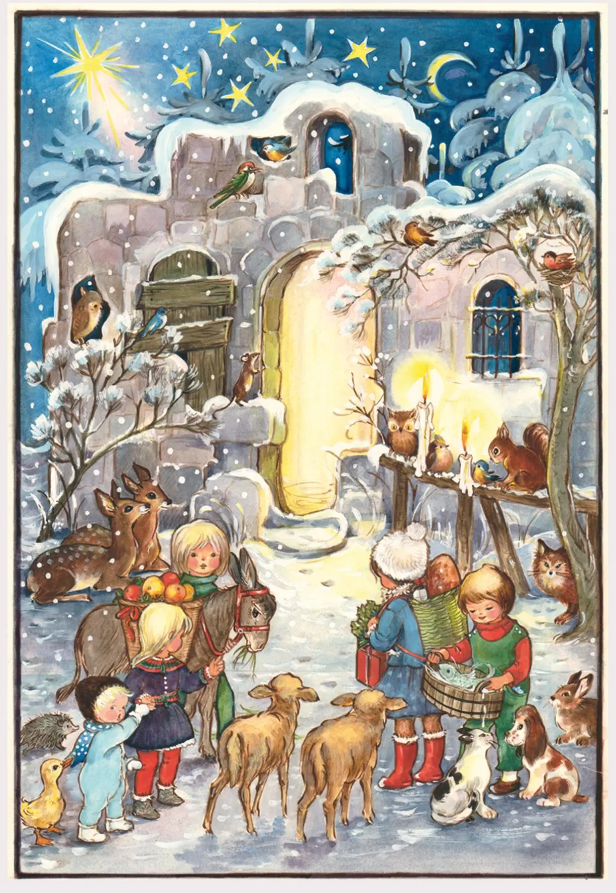 Cover: 4025985701540 | Adventskalender "Kommet herbei" | Papier Adventskalender | A. Rahlweß
