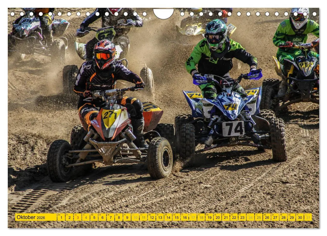Bild: 9783457691540 | Quad`s action auf vier rädern (Wandkalender 2026 DIN A4 quer),...