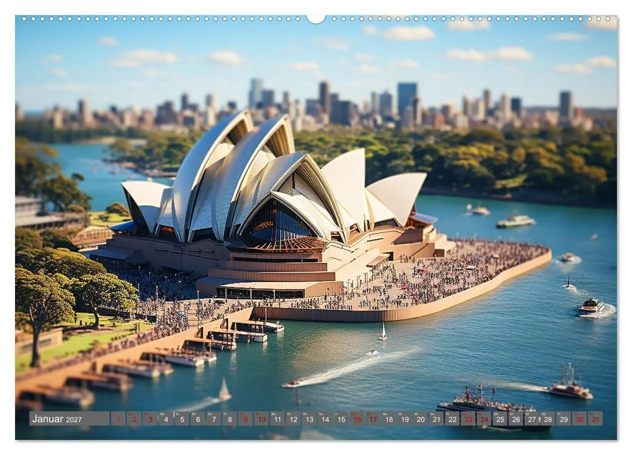 Bild: 9783569251540 | Urlaub in Miniatur (hochwertiger Premium Wandkalender 2027 DIN A2...
