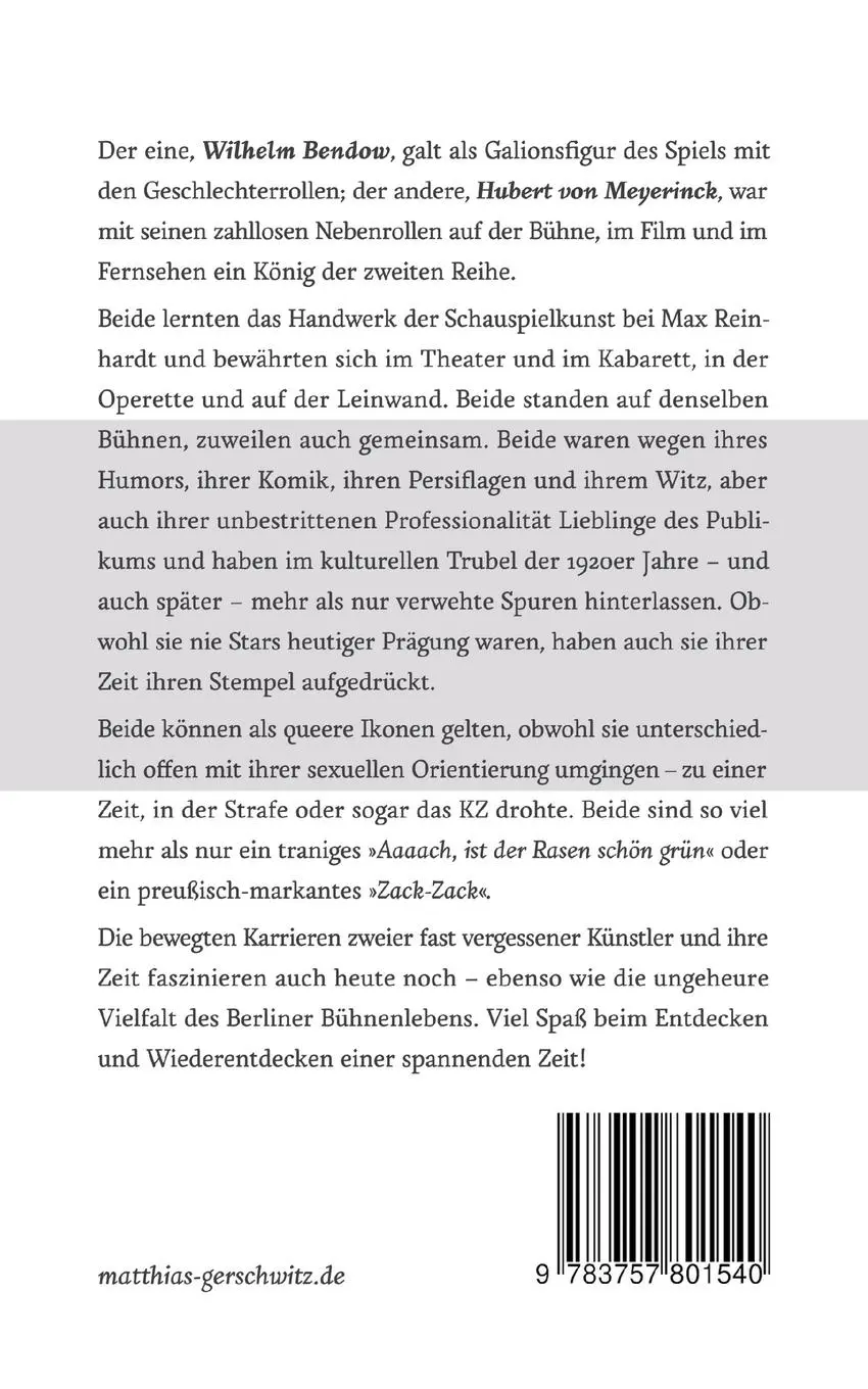 Rückseite: 9783757801540 | Tü-Tü und Zack-Zack | Matthias Gerschwitz | Taschenbuch | Paperback