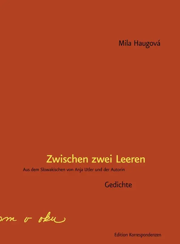 Cover: 9783902951540 | Zwischen zwei Leeren | Gedichte | Mila Haugová | Buch | 136 S. | 2020