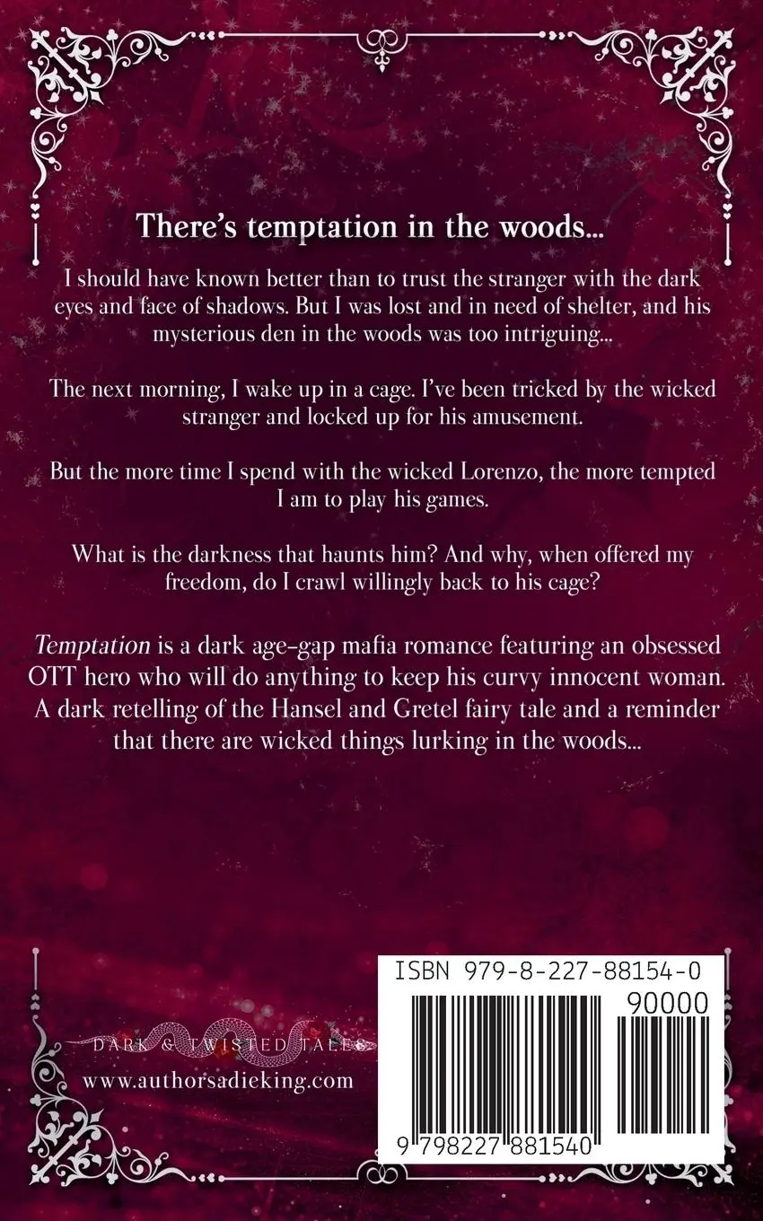 Rückseite: 9798227881540 | Temptation | Sadie King | Taschenbuch | Englisch | 2024 | Sadie King