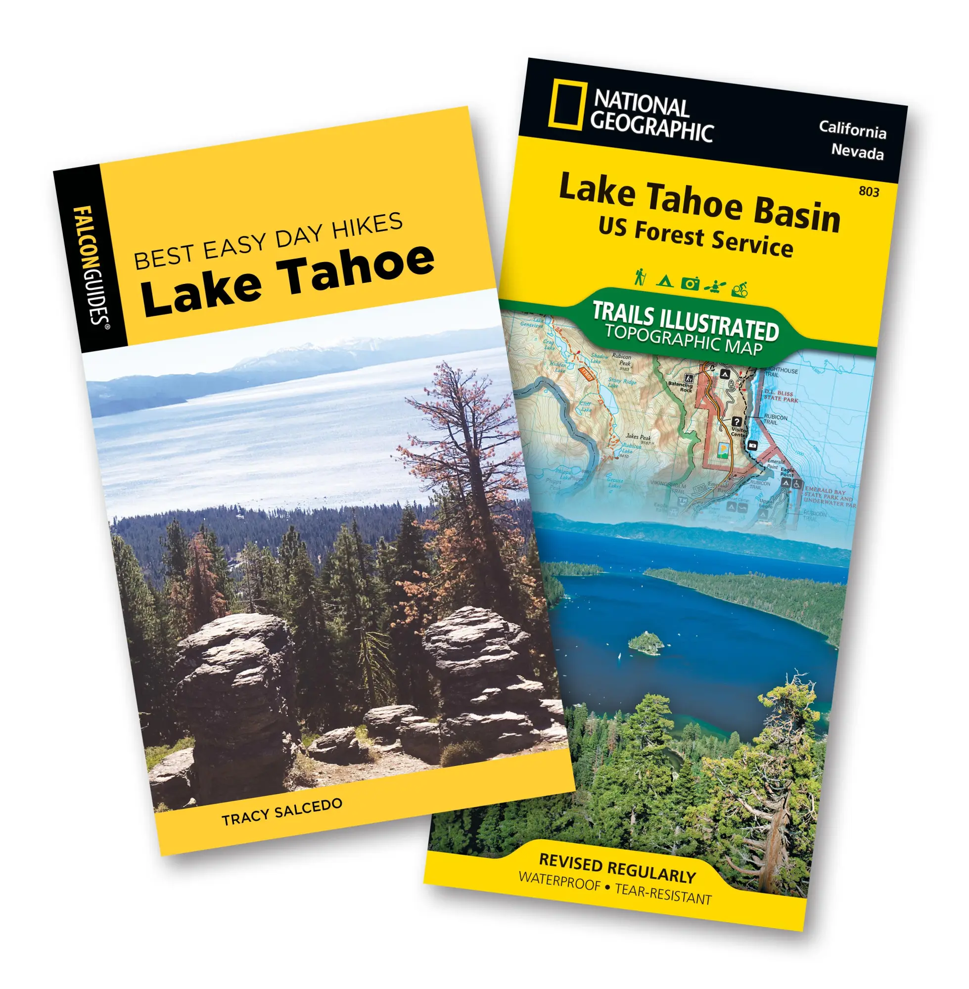 Cover: 9781493041640 | Best Easy Day Hiking Guide and Trail Map Bundle | Lake Tahoe | Salcedo
