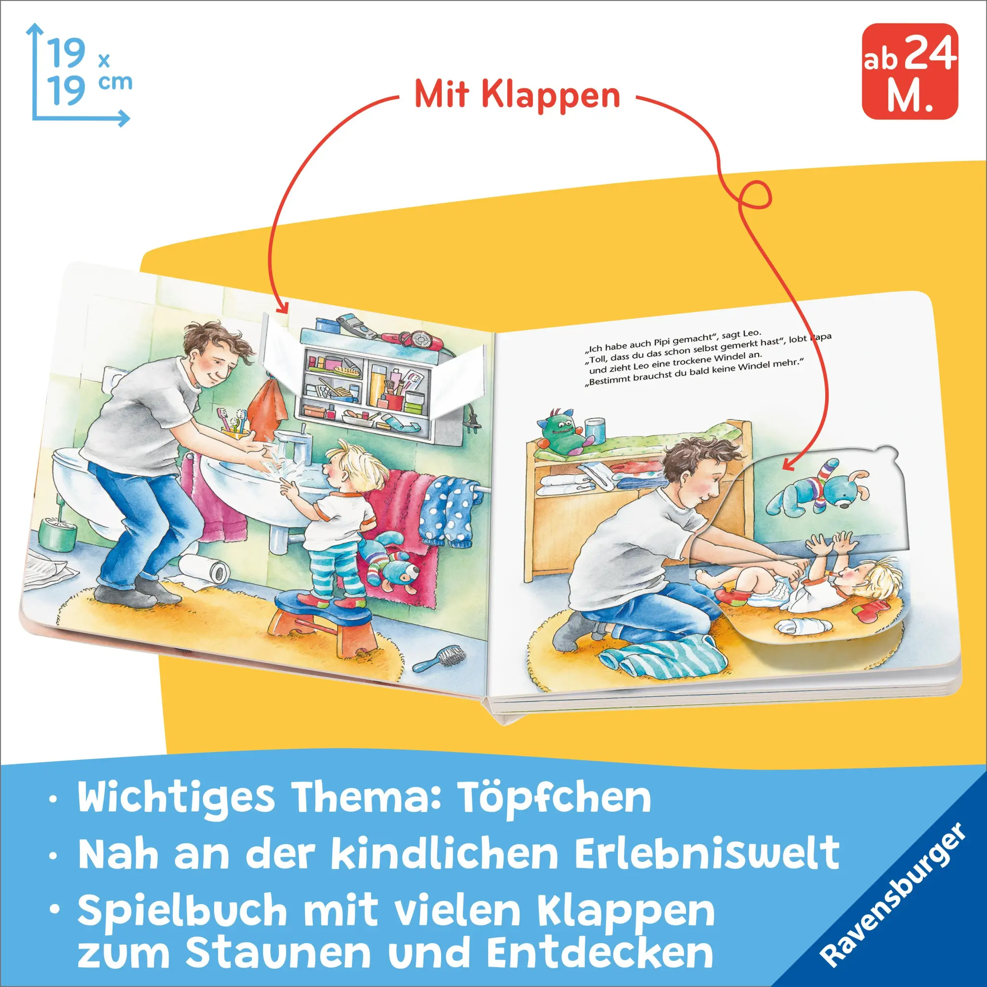 Bild: 9783473421640 | Aufs Töpfchen gehen ist pipileicht | Frauke Nahrgang | Buch | 16 S.