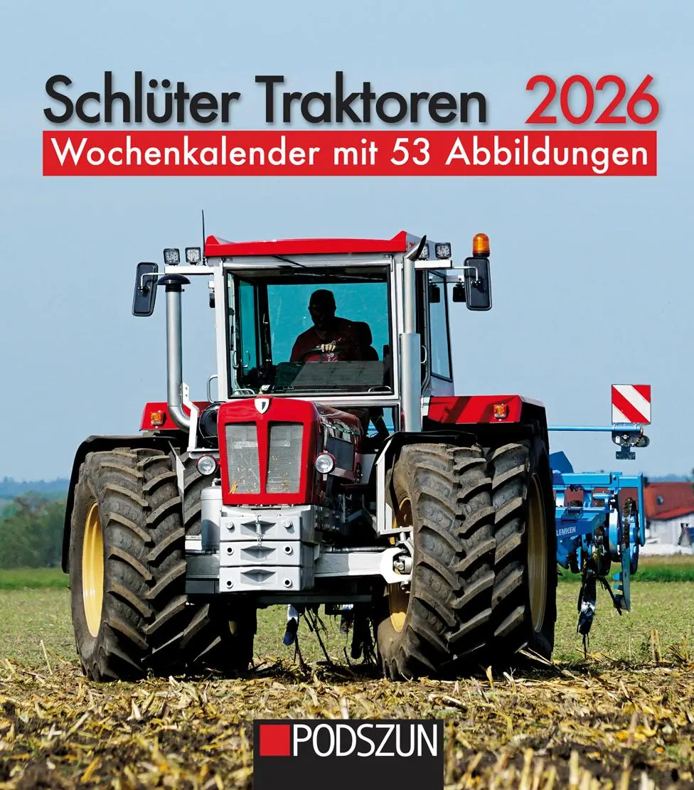 Cover: 9783751611640 | Schlüter Traktoren 2026 | Wochenkalender mit 53 Abbildungen | Kalender