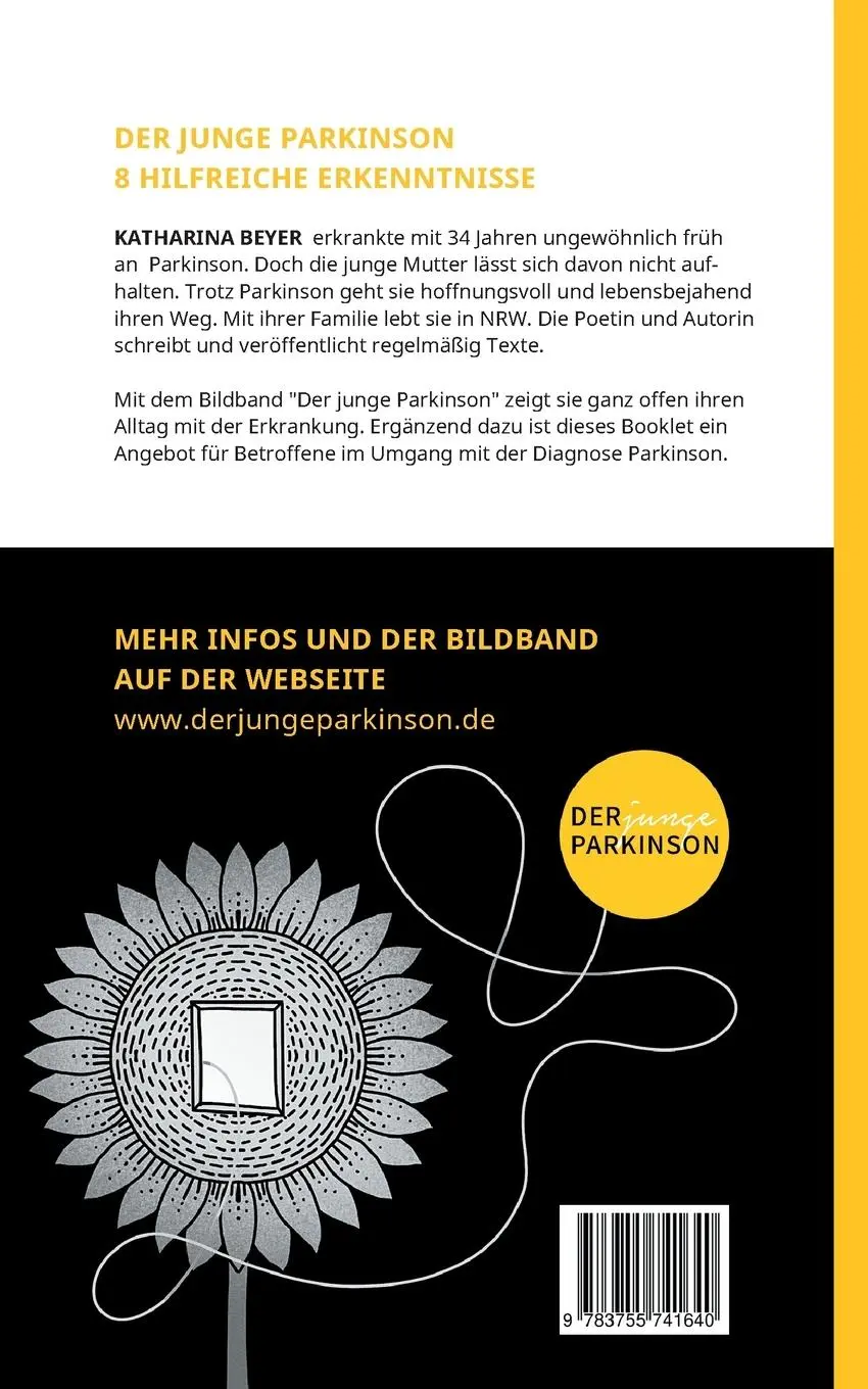 Rückseite: 9783755741640 | Der junge Parkinson | 8 hilfreiche Erkenntnisse | Katharina Beyer