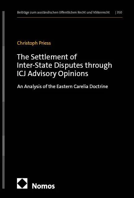 The Settlement of Inter-State Disputes through ICJ Advisory Opinions