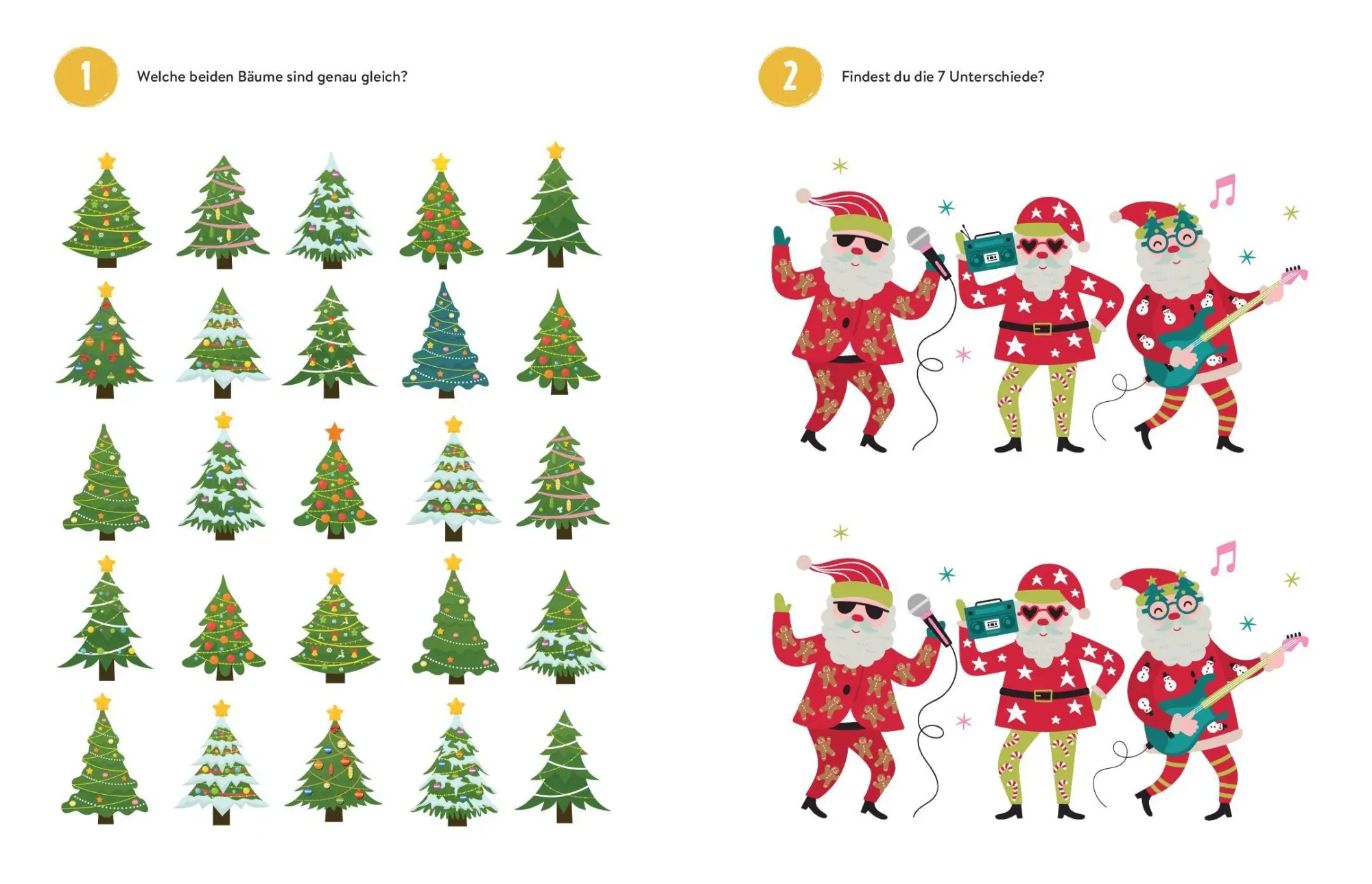 Bild: 9783987641640 | Suchrätsel Weihnachten | Finde das, was anders ist! | Taschenbuch