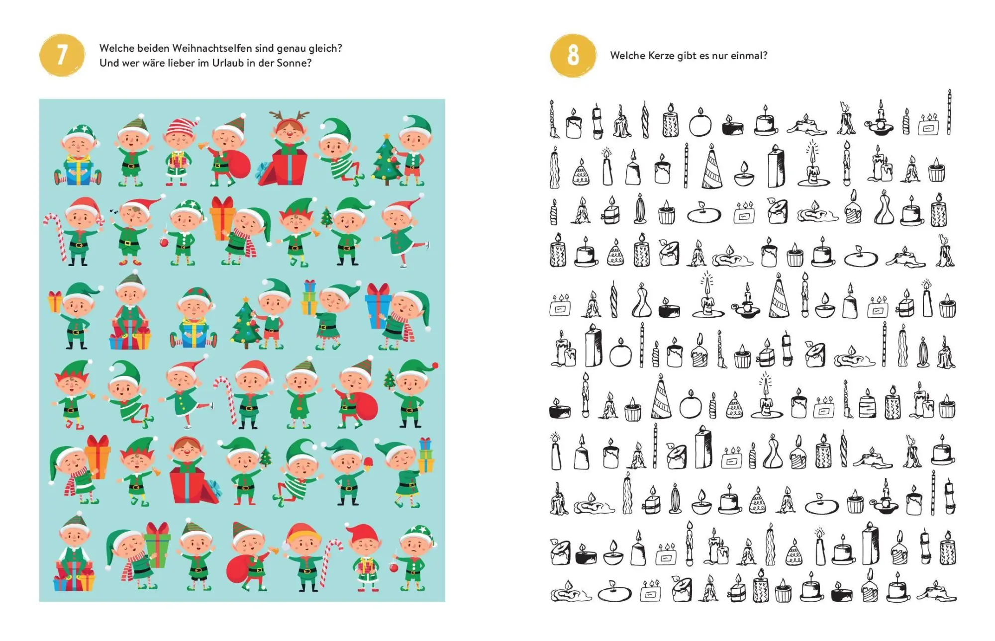 Bild: 9783987641640 | Suchrätsel Weihnachten | Finde das, was anders ist! | Taschenbuch