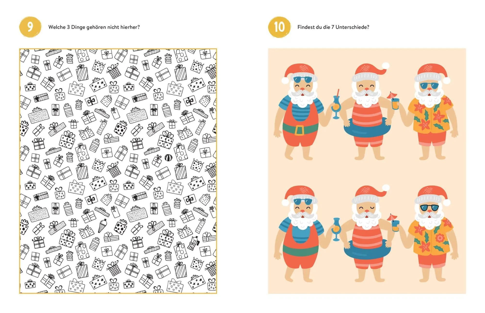 Bild: 9783987641640 | Suchrätsel Weihnachten | Finde das, was anders ist! | Taschenbuch