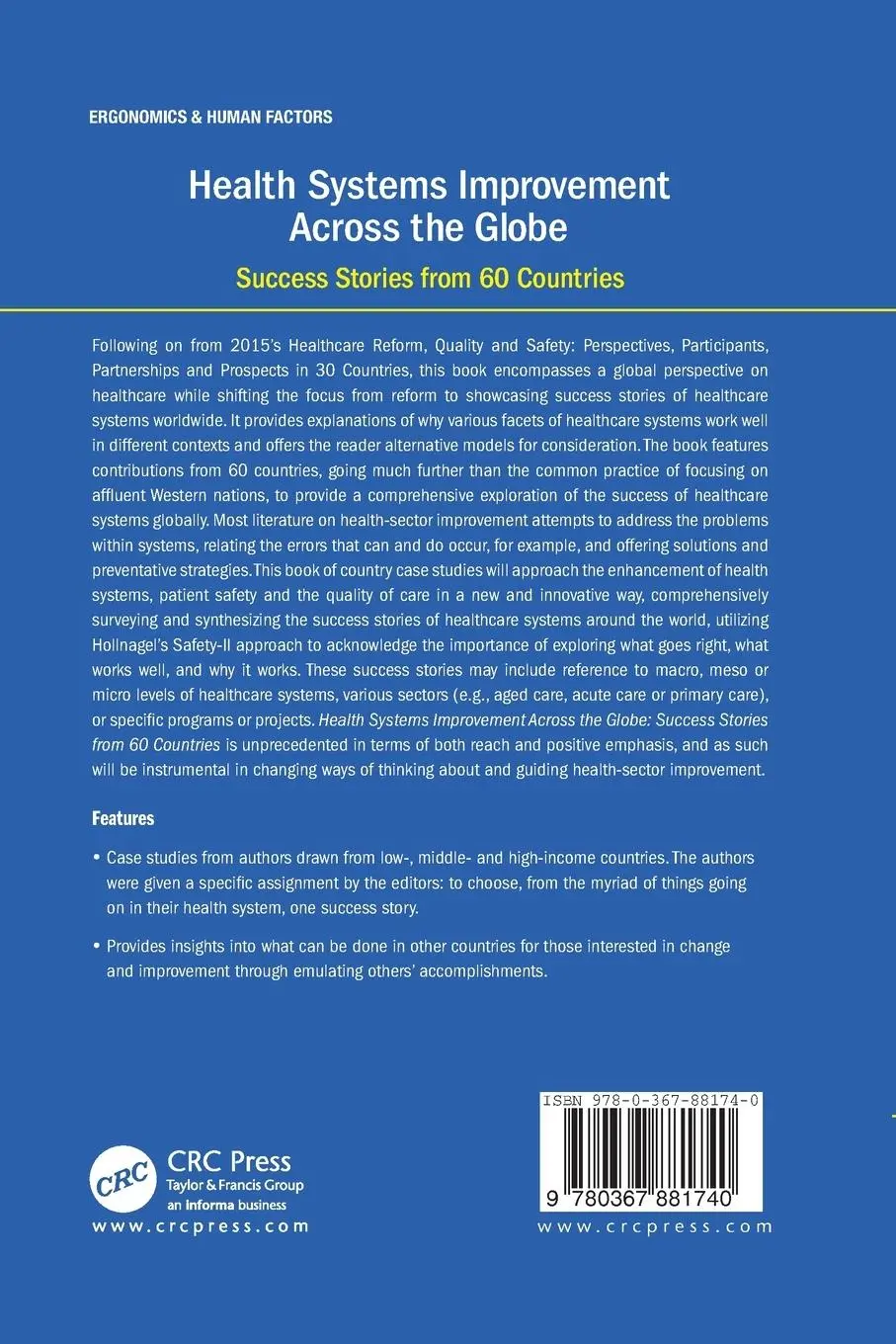 Rückseite: 9780367881740 | Health Systems Improvement Across the Globe | Braithwaite (u. a.)