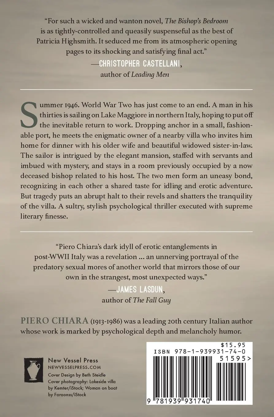 Rückseite: 9781939931740 | The Bishop's Bedroom | Piero Chiara | Taschenbuch | Englisch | 2019