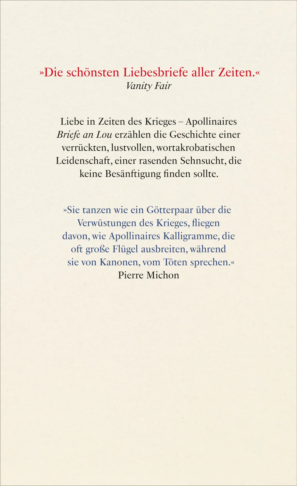 Rückseite: 9783518431740 | Briefe an Lou | Guillaume Apollinaire | Buch | 520 S. | Deutsch | 2024
