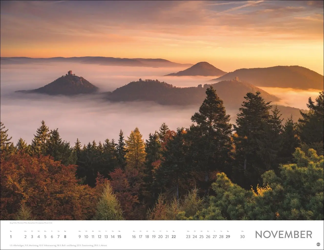 Bild: 9783756411740 | Magie des Lichts Posterkalender 2026 | Heye | Kalender | Spiralbindung