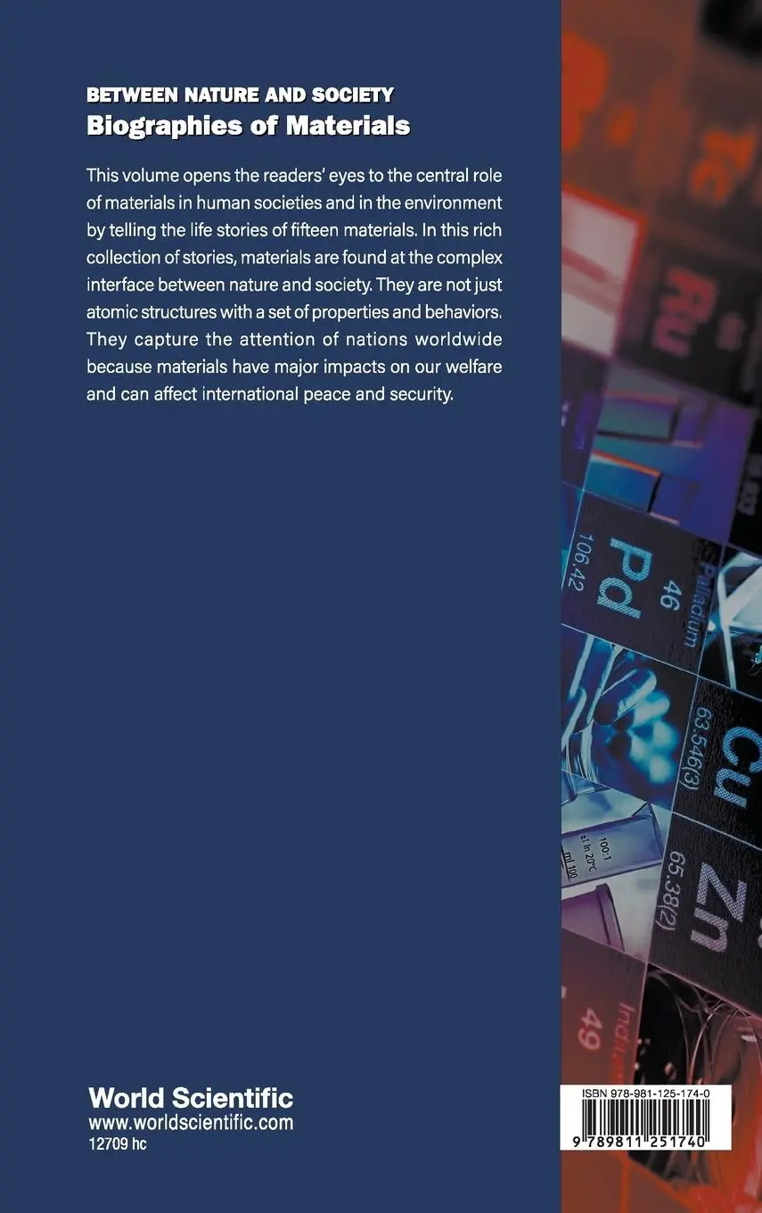 Rückseite: 9789811251740 | BETWEEN NATURE AND SOCIETY | BIOGRAPHIES OF MATERIALS | Buch | 2022