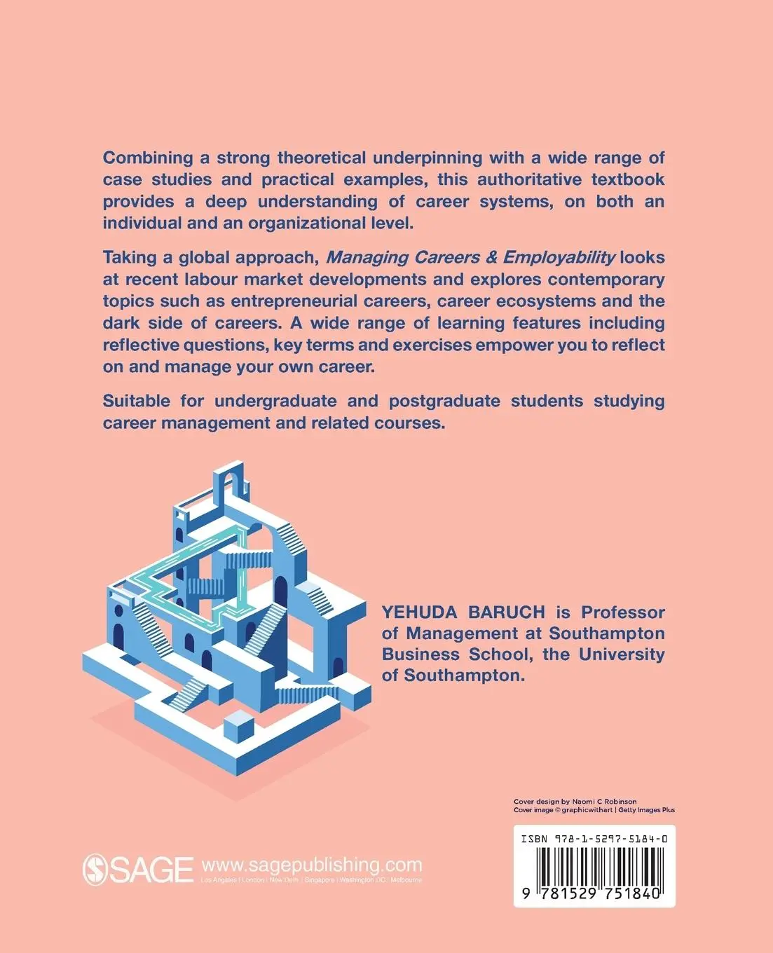 Rückseite: 9781529751840 | Managing Careers and Employability | Yehuda Baruch | Taschenbuch