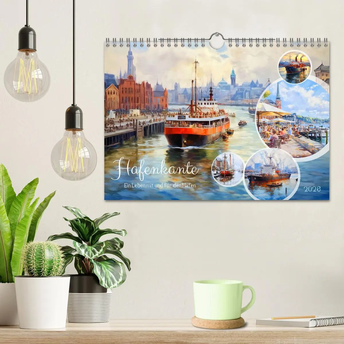Bild: 9783457351840 | Hafenkante - Ein Leben mit und für den Hafen (Wandkalender 2026 DIN...