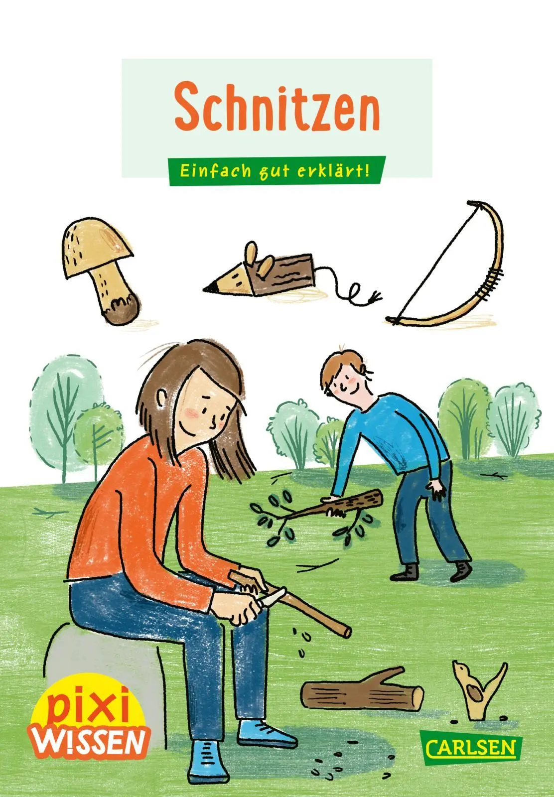 Cover: 9783551231840 | Pixi Wissen 114: VE 5 Schnitzen | Linda Hartwig | Broschüre | Deutsch