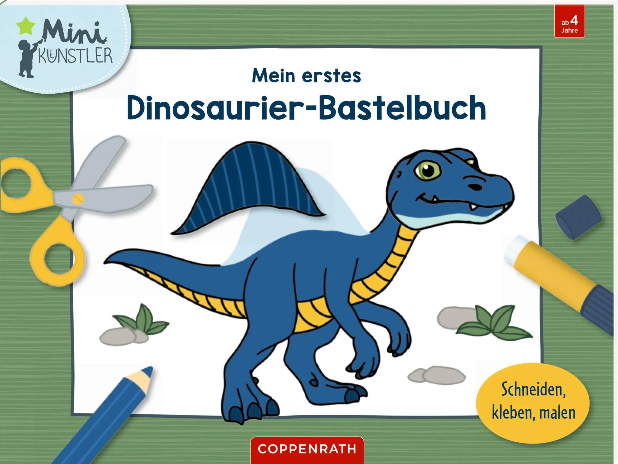 Cover: 9783649651840 | Mein erstes Dinosaurier-Bastelbuch | Schneiden, kleben, malen | Böhm