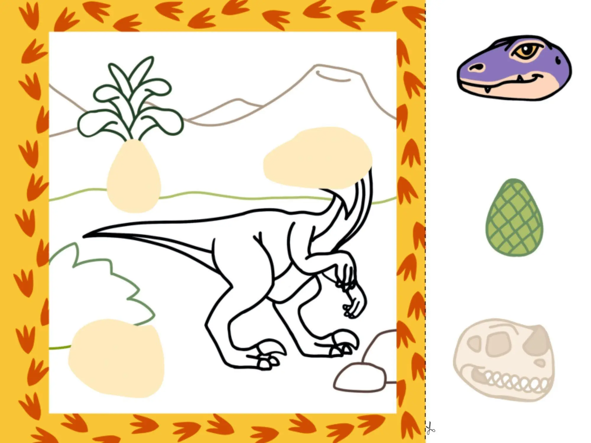 Bild: 9783649651840 | Mein erstes Dinosaurier-Bastelbuch | Schneiden, kleben, malen | Böhm