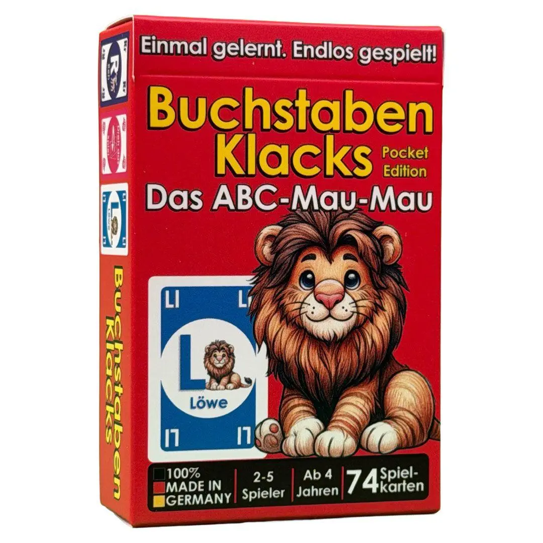 Cover: 745314131940 | Buchstaben Klacks Pocket (Löwe) | Arne Hardt (u. a.) | Spiel | Deutsch