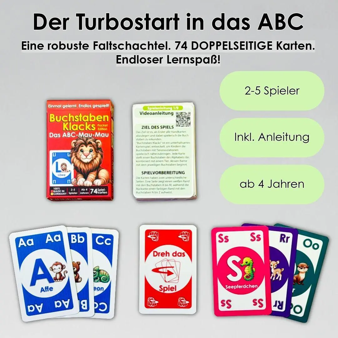 Bild: 745314131940 | Buchstaben Klacks Pocket (Löwe) | Arne Hardt (u. a.) | Spiel | Deutsch