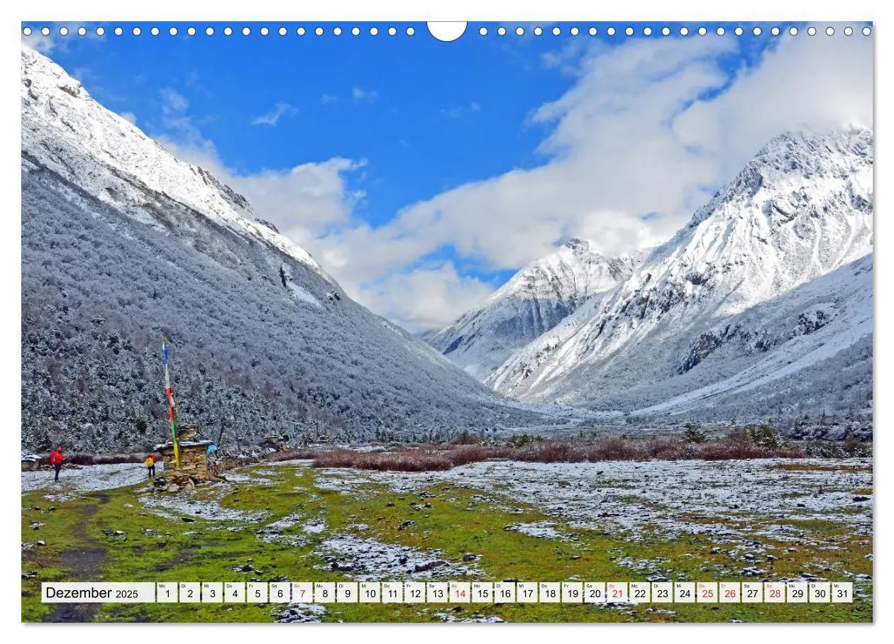 Bild: 9783435251940 | NEPAL, die Umrundung des Manaslu (Wandkalender 2025 DIN A3 quer),...