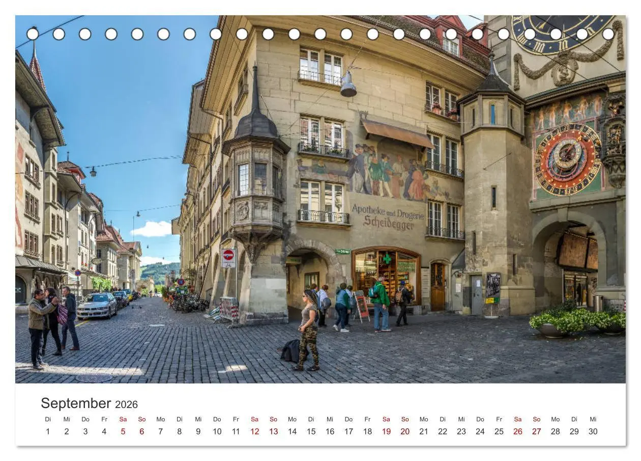 Bild: 9783457721940 | Schweiz - Die schönsten Städte (Tischkalender 2026 DIN A5 quer),...