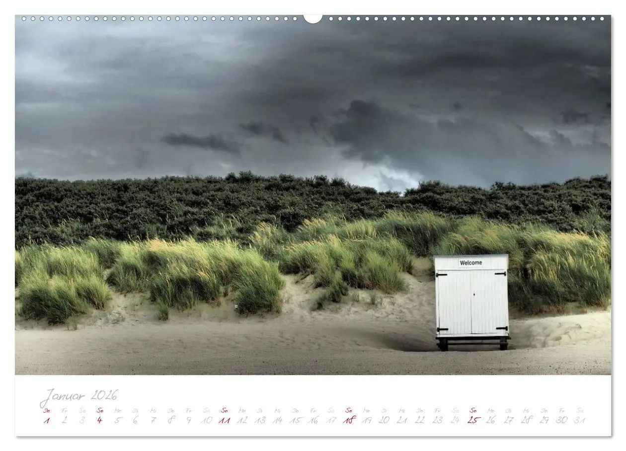 Bild: 9783516121940 | Zeeland (Wandkalender 2026 DIN A2 quer), CALVENDO Monatskalender