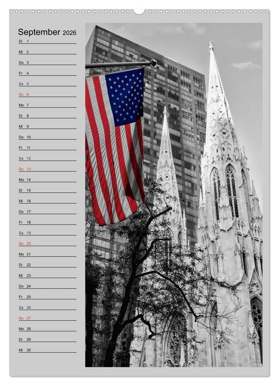 Bild: 9783516431940 | New York Colorkey (hochwertiger Premium Wandkalender 2026 DIN A2...