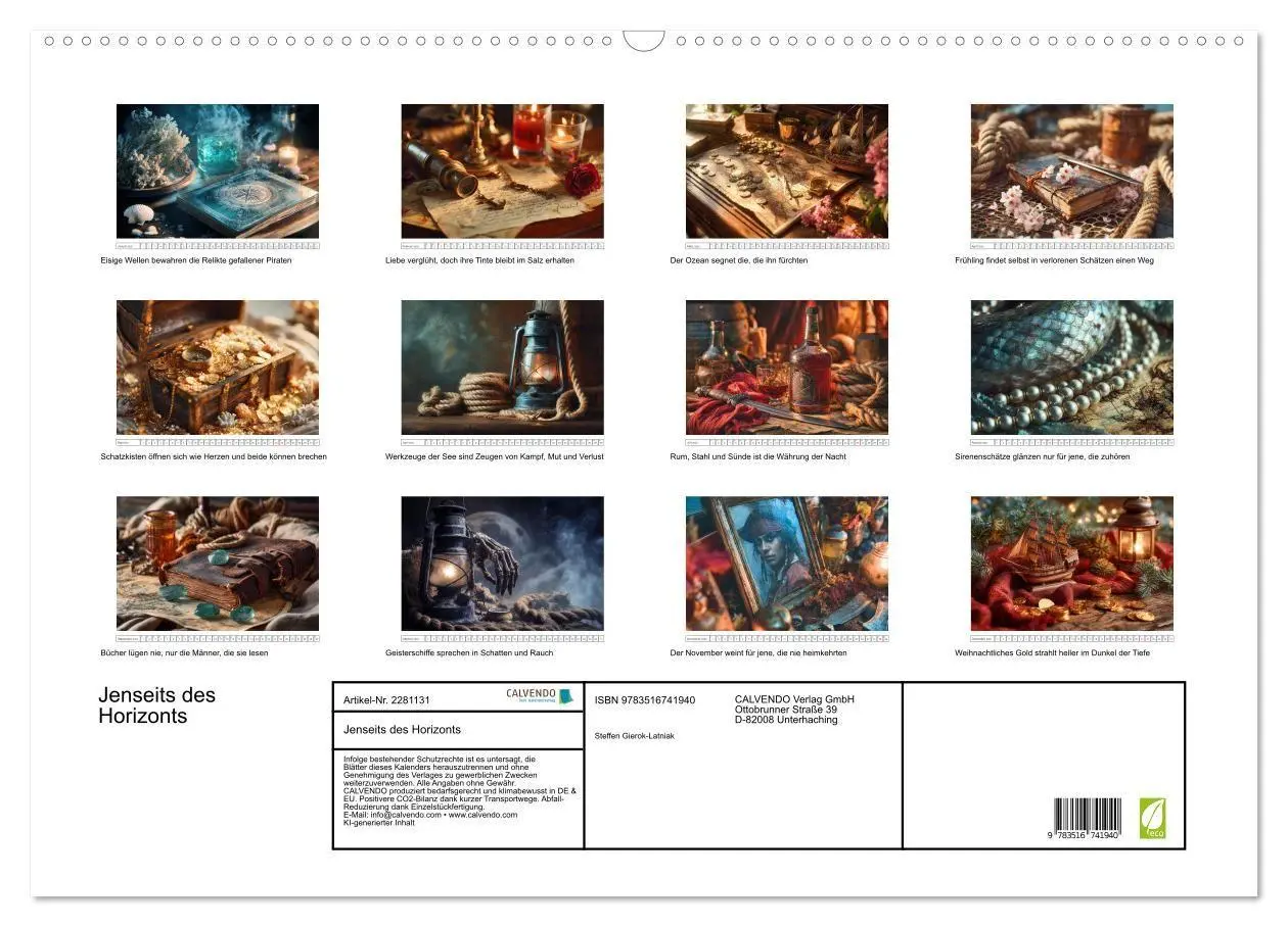 Bild: 9783516741940 | Jenseits des Horizonts (Wandkalender 2026 DIN A2 quer), CALVENDO...