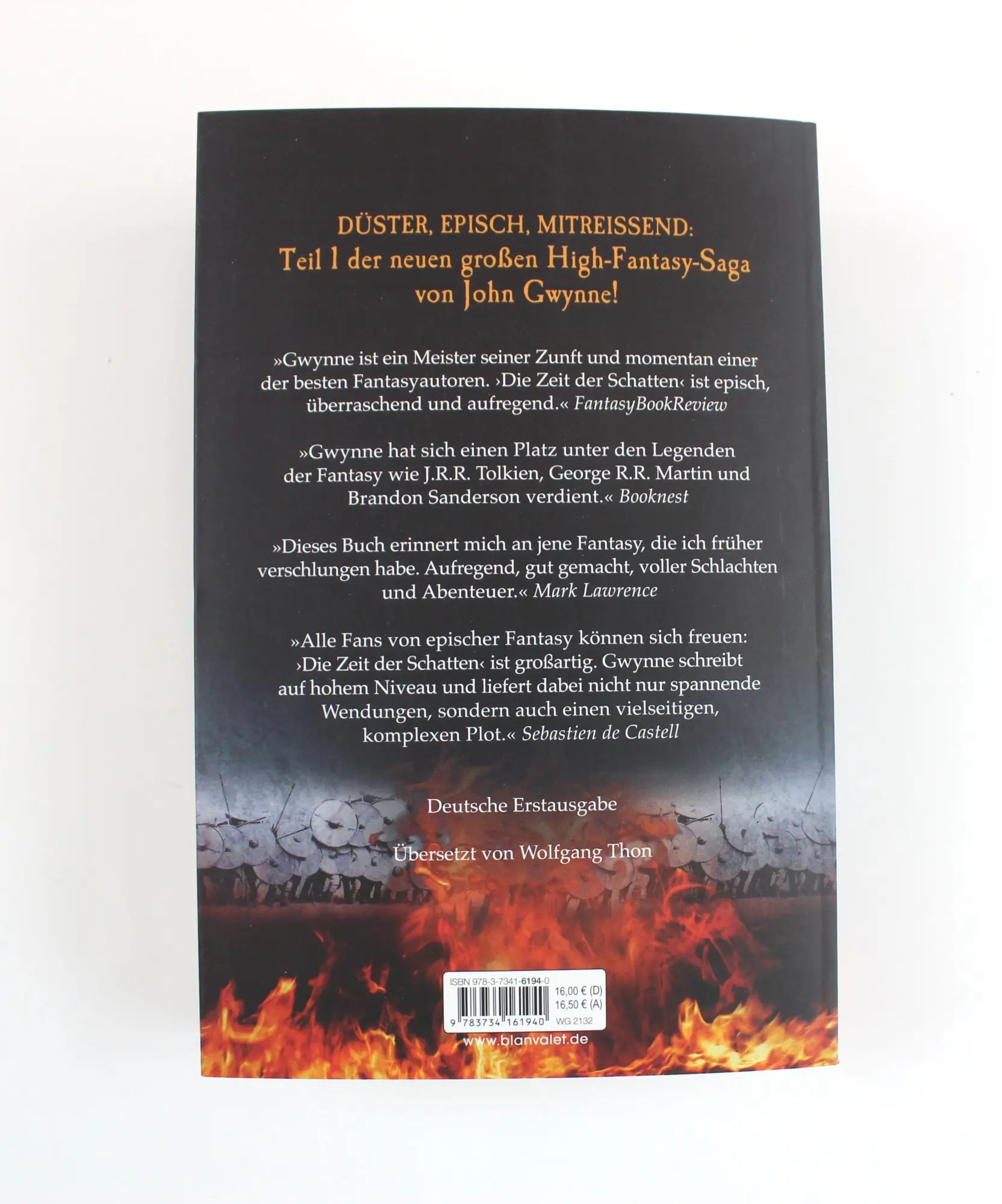 Bild: 9783734161940 | Die Zeit der Schatten - Blut und Knochen 1 | John Gwynne | Taschenbuch