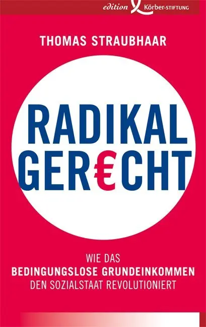 Cover: 9783896841940 | Radikal gerecht | Thomas Straubhaar | Buch | Mit Lesebändchen | 248 S.