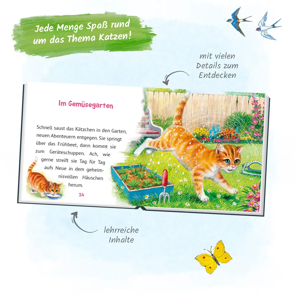 Bild: 9783965521940 | Mein klitzekleines Kinderbuch - Katzengeschichten | KG | Buch | 32 S.