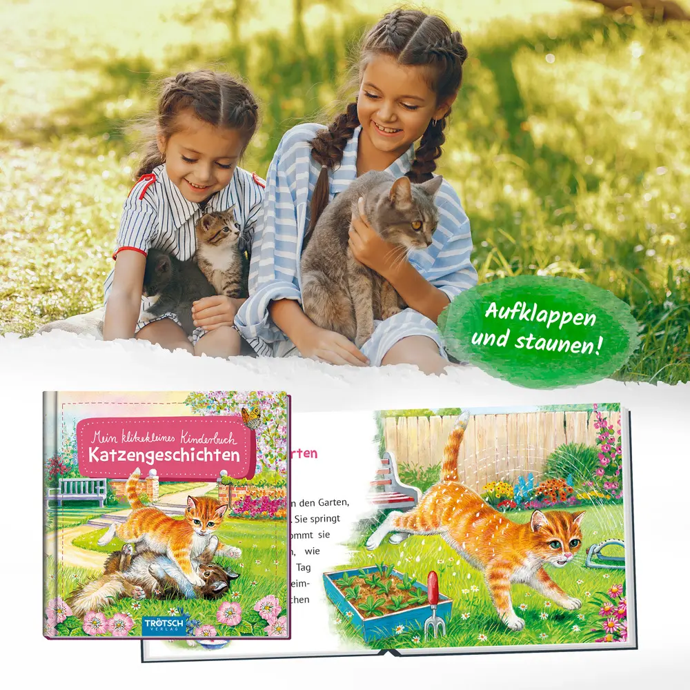 Bild: 9783965521940 | Mein klitzekleines Kinderbuch - Katzengeschichten | KG | Buch | 32 S.
