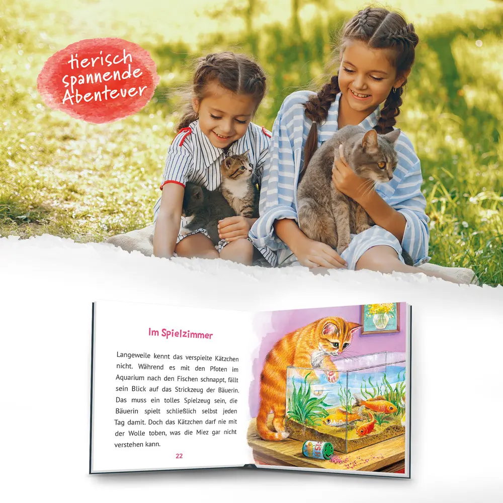 Bild: 9783965521940 | Mein klitzekleines Kinderbuch - Katzengeschichten | KG | Buch | 32 S.