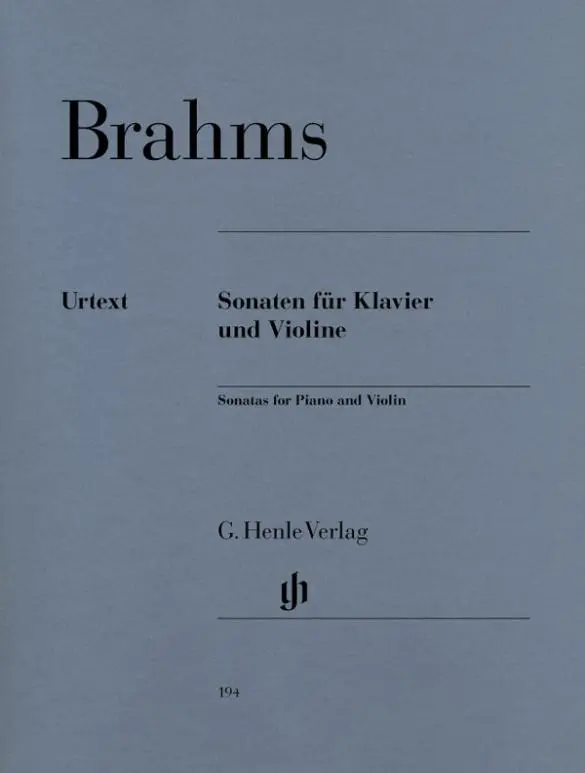 Cover: 9790201801940 | Violin Sonatas | Sonatas for Piano and Violin | Johannes Brahms | Buch
