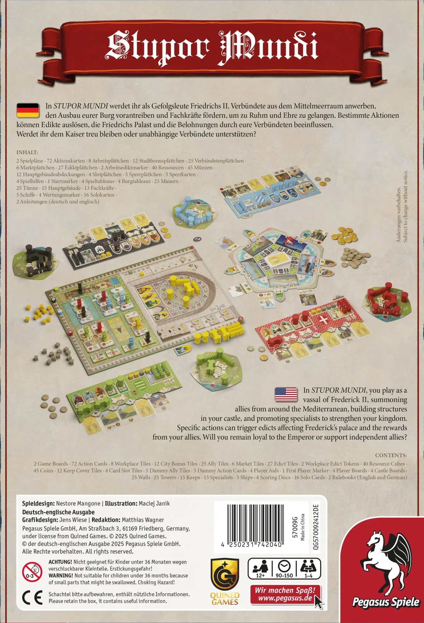 Bild: 4250231742040 | Stupor Mundi | Nestore Mangone | Spiel | 57009G | Deutsch | 2025
