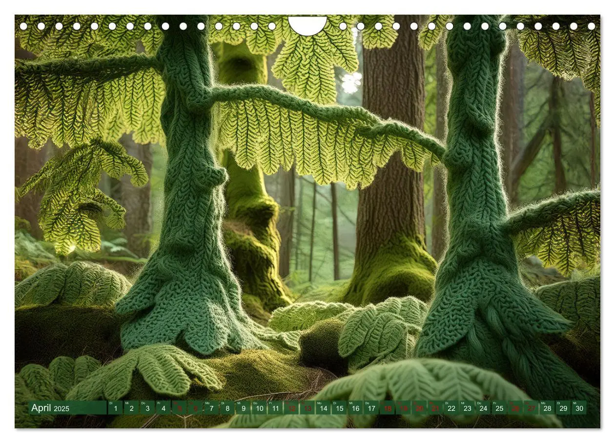 Bild: 9783457162040 | Stricken einmal anders (Wandkalender 2025 DIN A4 quer), CALVENDO...